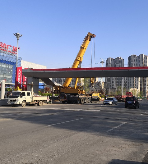 滨州主城区渤海十一路过街天